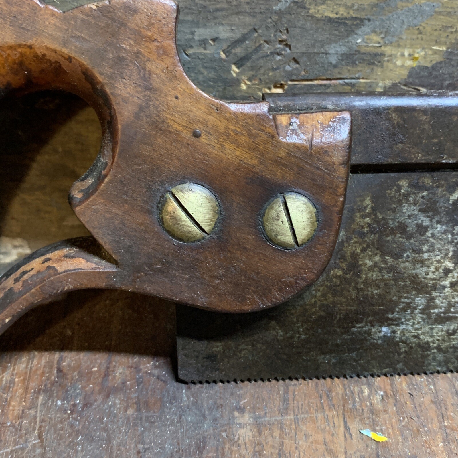 Antique Henry Disston & Sons Cast Steel 8 Backsaw Tenon Saw