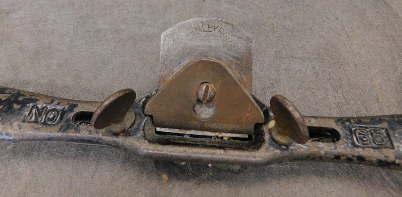 Stanley No. 65 Chamfer Spoke Shave / Plane c. 1870s Antique Tool