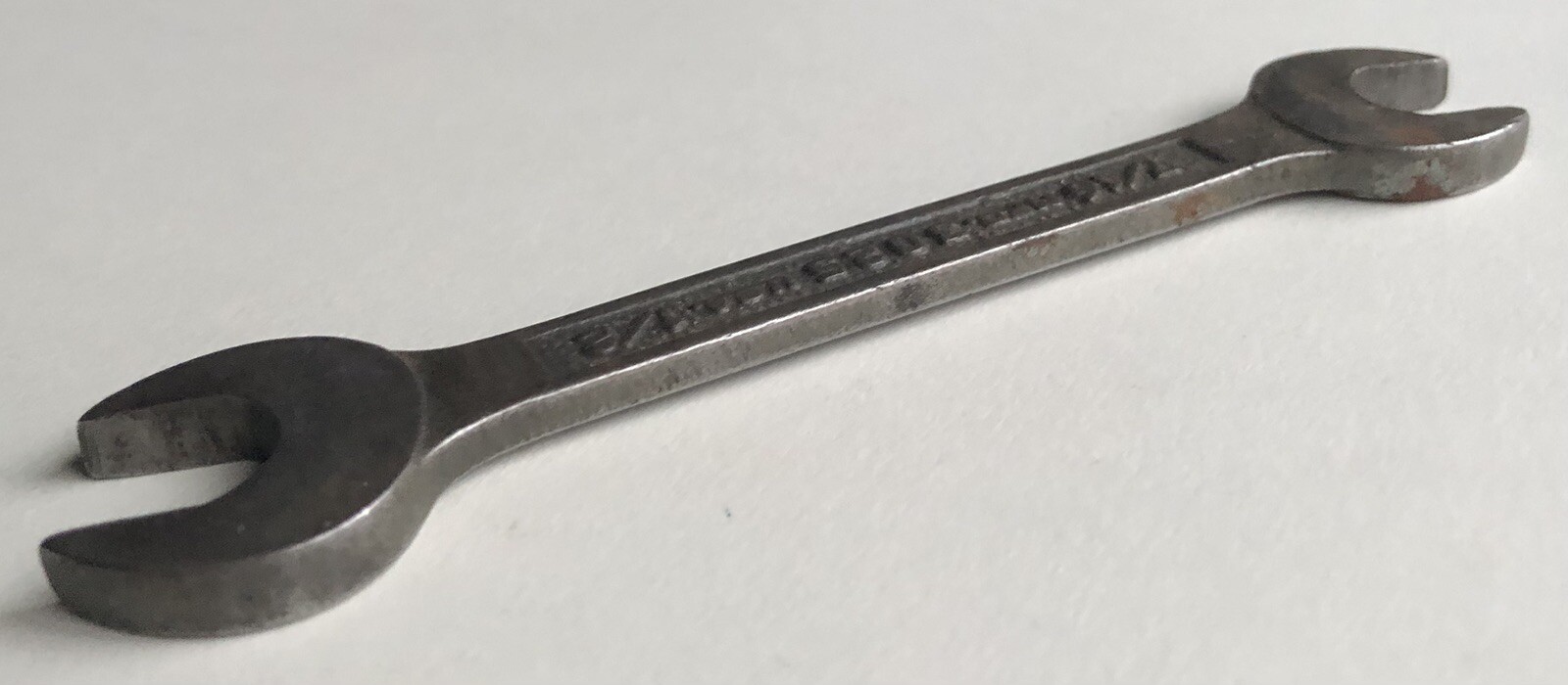 Vintage PLOMB Tool Co 1/2″ X 7/16″ Open End Combination Pebble 3025 Wrench USA