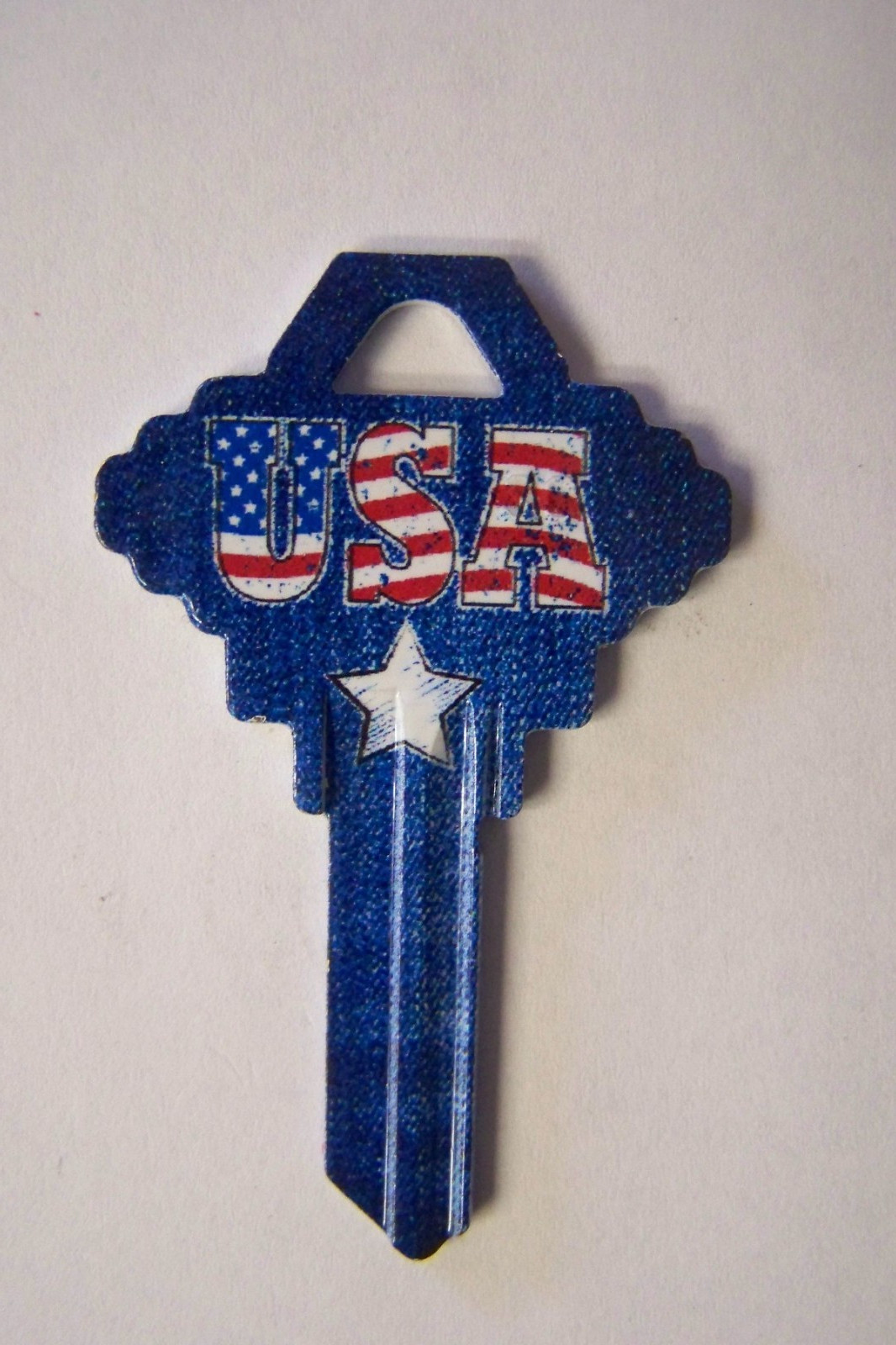 USA Schlage SC1 house key blank.