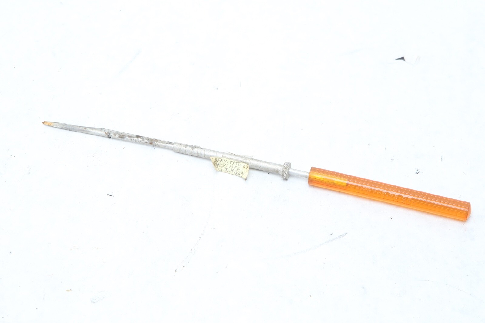 Antique Millen Mfg Jiffy-Tite #7 Screw Grip Flathead Screwdriver C23