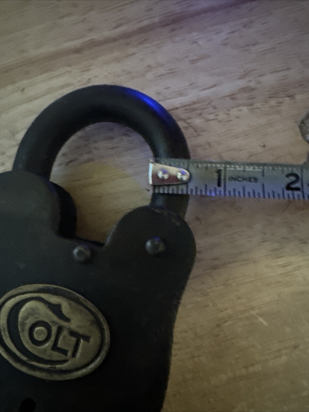 Colt Rifle Padlock Lock Key Set Lot Patina Brass Plate Winchester Browning GIFT