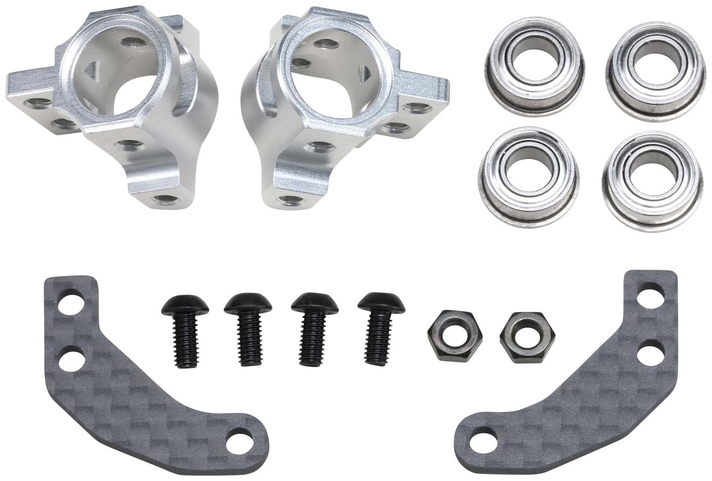 Yokomo Aluminum Steering Block Set 2pcs For MS1.0 MS-415AS