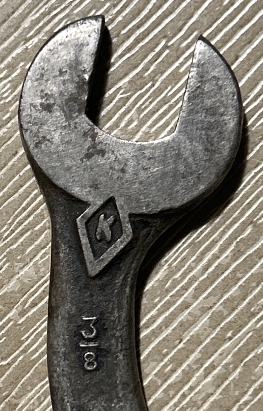 Rare Vintage 1920’s DREADNOUGHT Kraeuter S-curved Wrench 7/16”x3/8” -USA