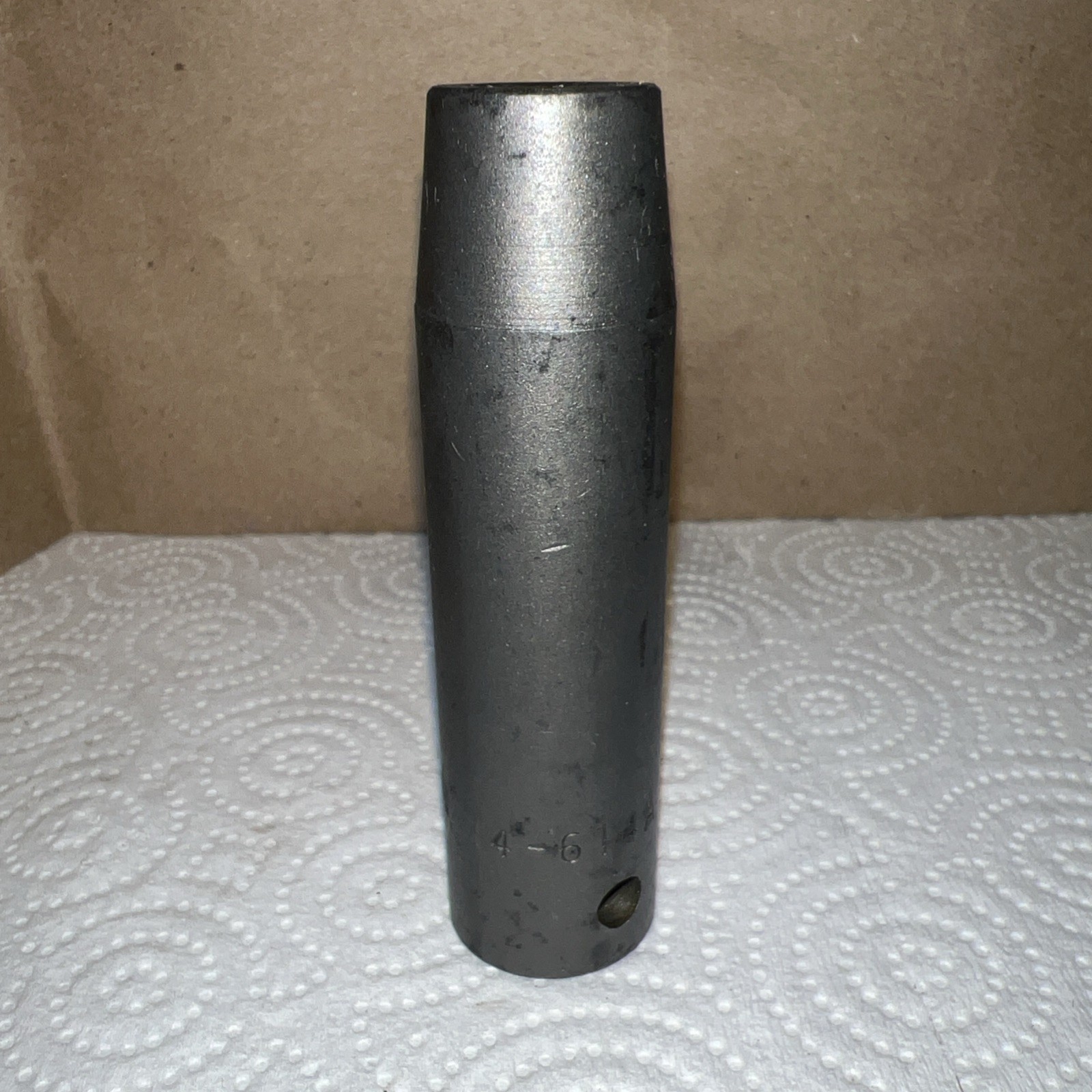 NOS Vintage VULCAN 1/2″ Drive 6-Point SAE 7/16″ Deep Impact Socket # 14-614A