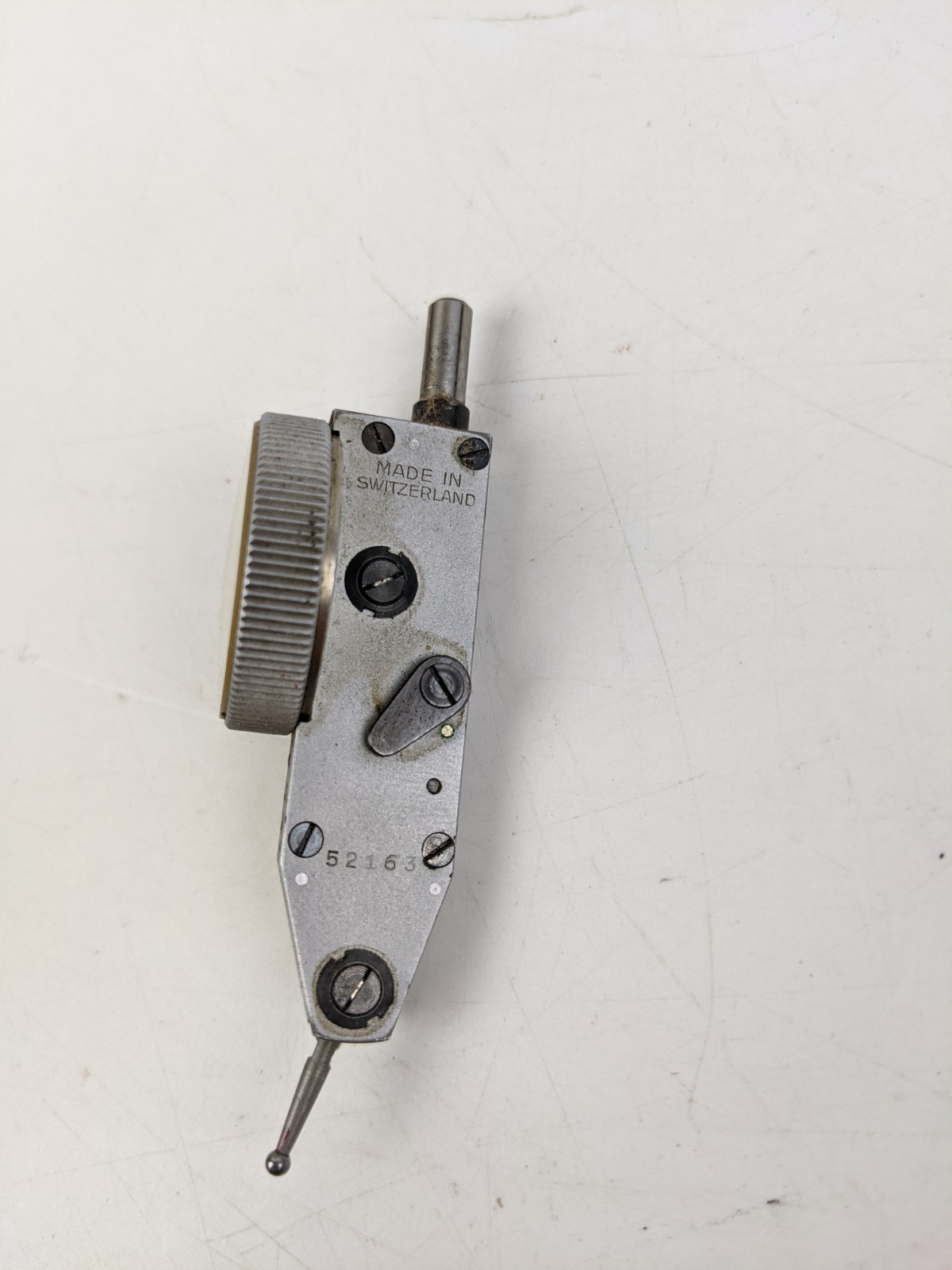Vintage TESA Renens Lausanne 0.0005″ Swiss Machinist Dial Test Indicator in Case