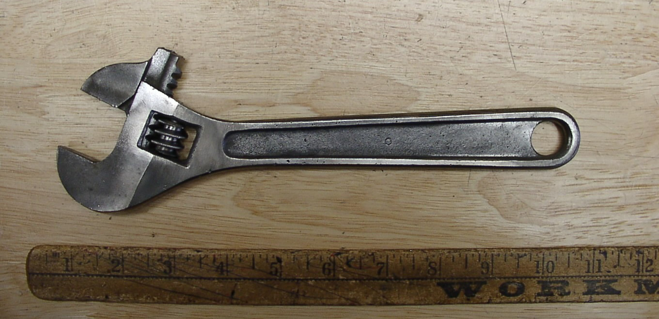 2 Vntg Steelcraft 10″ Adjustable Wrenches,Germany & West Germany,L@@K & READ!