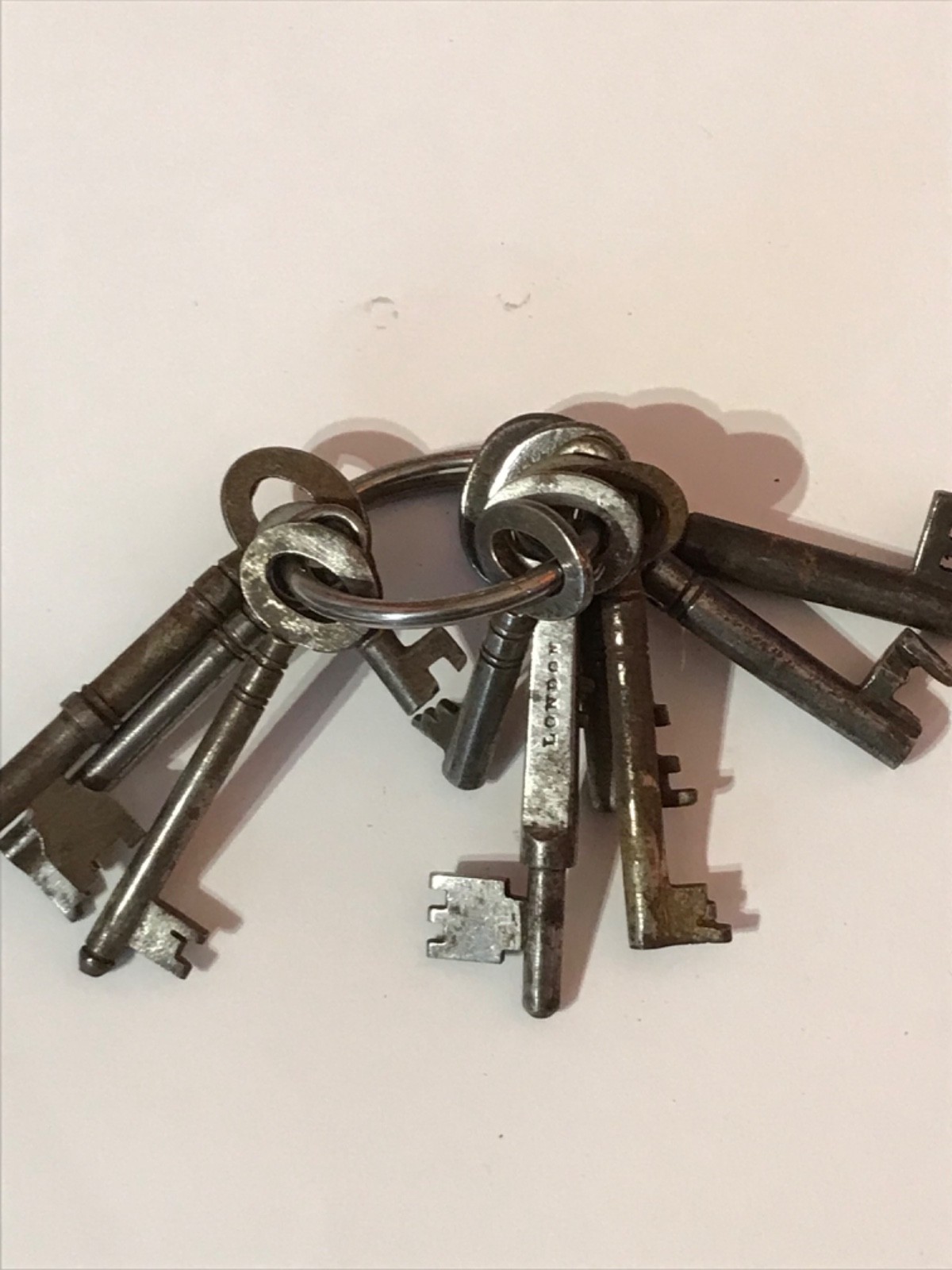 Antique Keys on Keyring