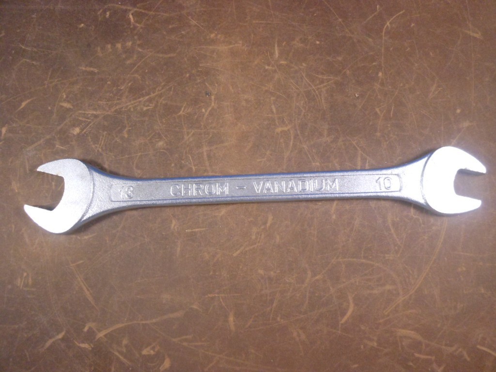 Vtg Unior LSI No. 110 10mm & 13mm Metric Double Dbl Open End Wrench Bike Tool