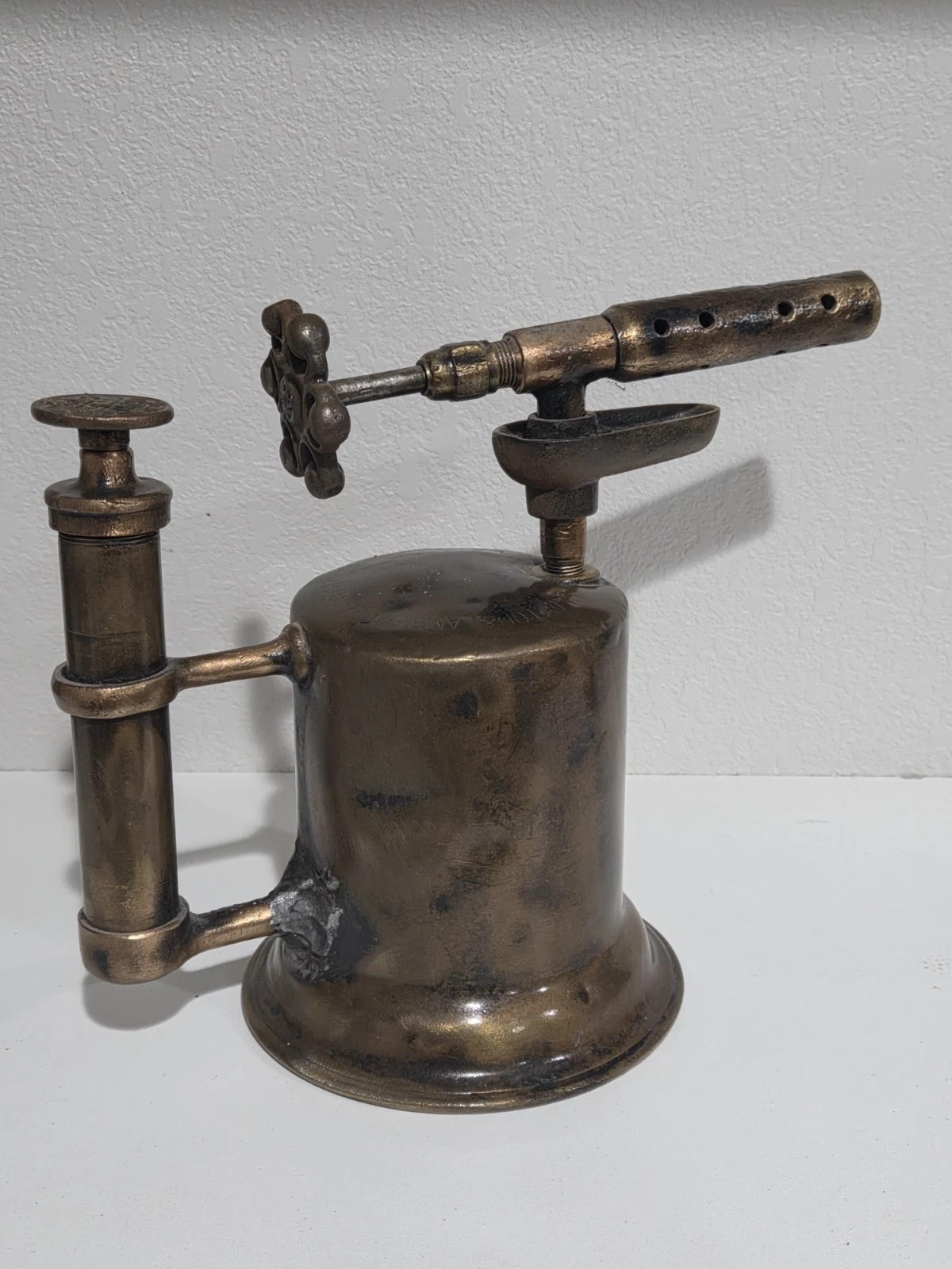 RARE Antique Clayton & Lambert No. 56 Brass Blow Torch UNTESTED