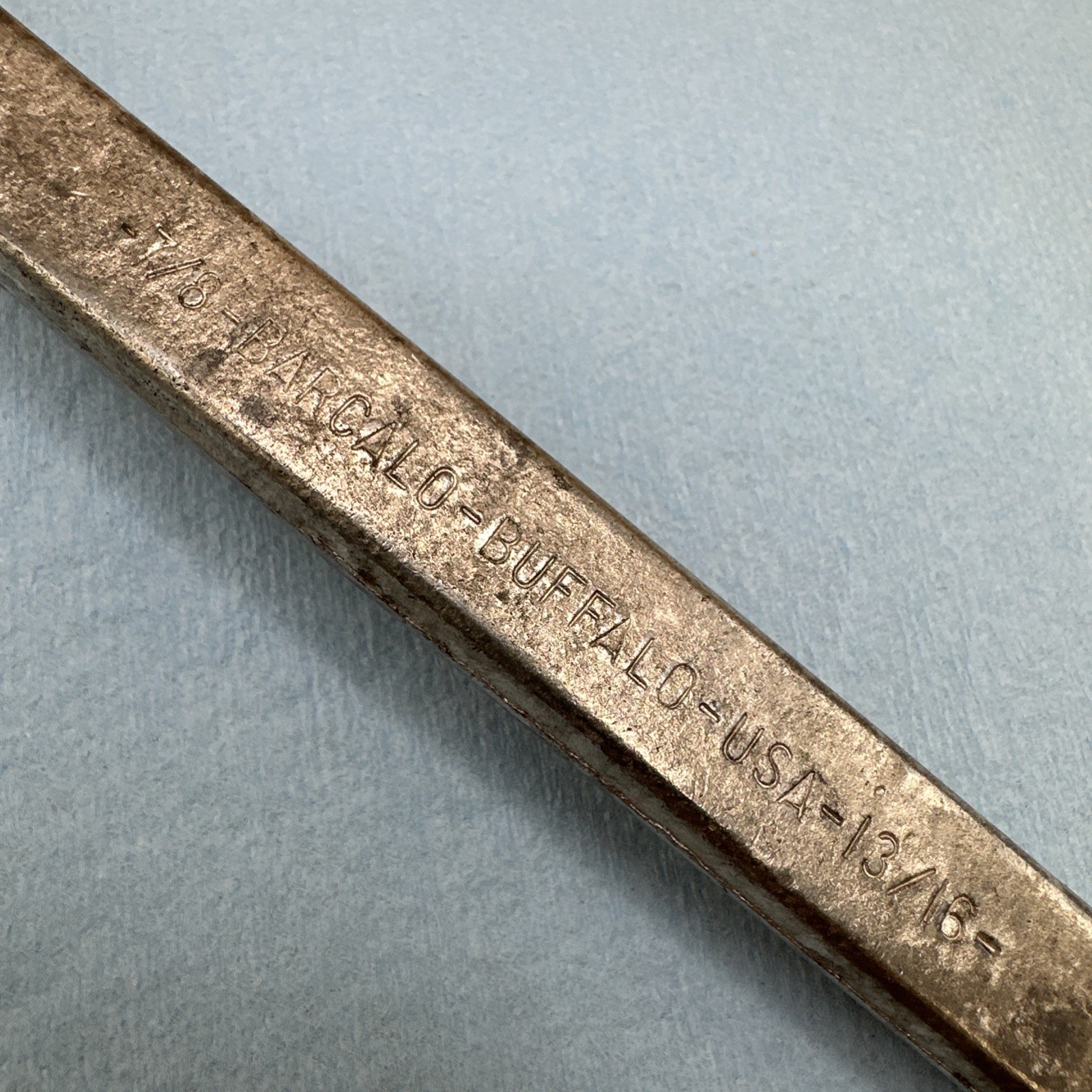 Vintage Barcalo Buffalo Tools USA – 7/8” X 13/16” Offset Double Box Wrench