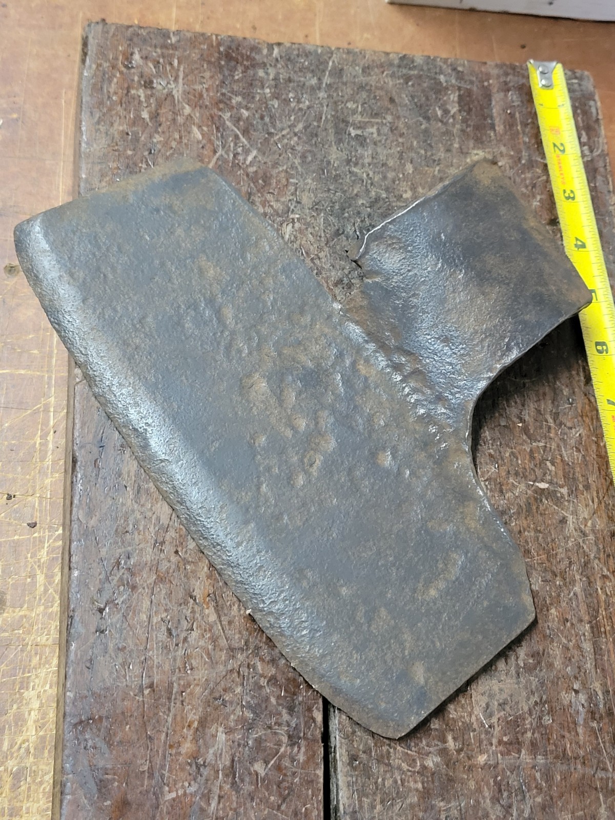 Coopers Hewing Axe Head, 3+ Pounds