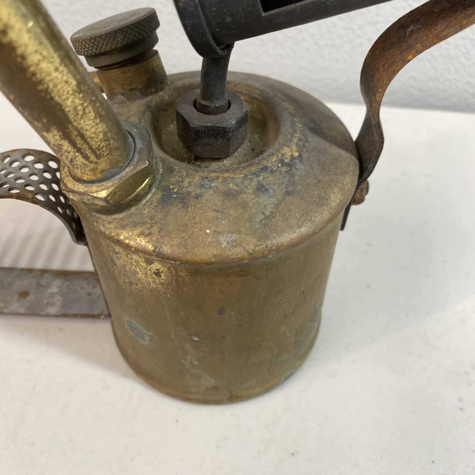 Radius Ltd No 47 Brass Paraffin Blow Lamp Burner Made In Sweden Vintage @D