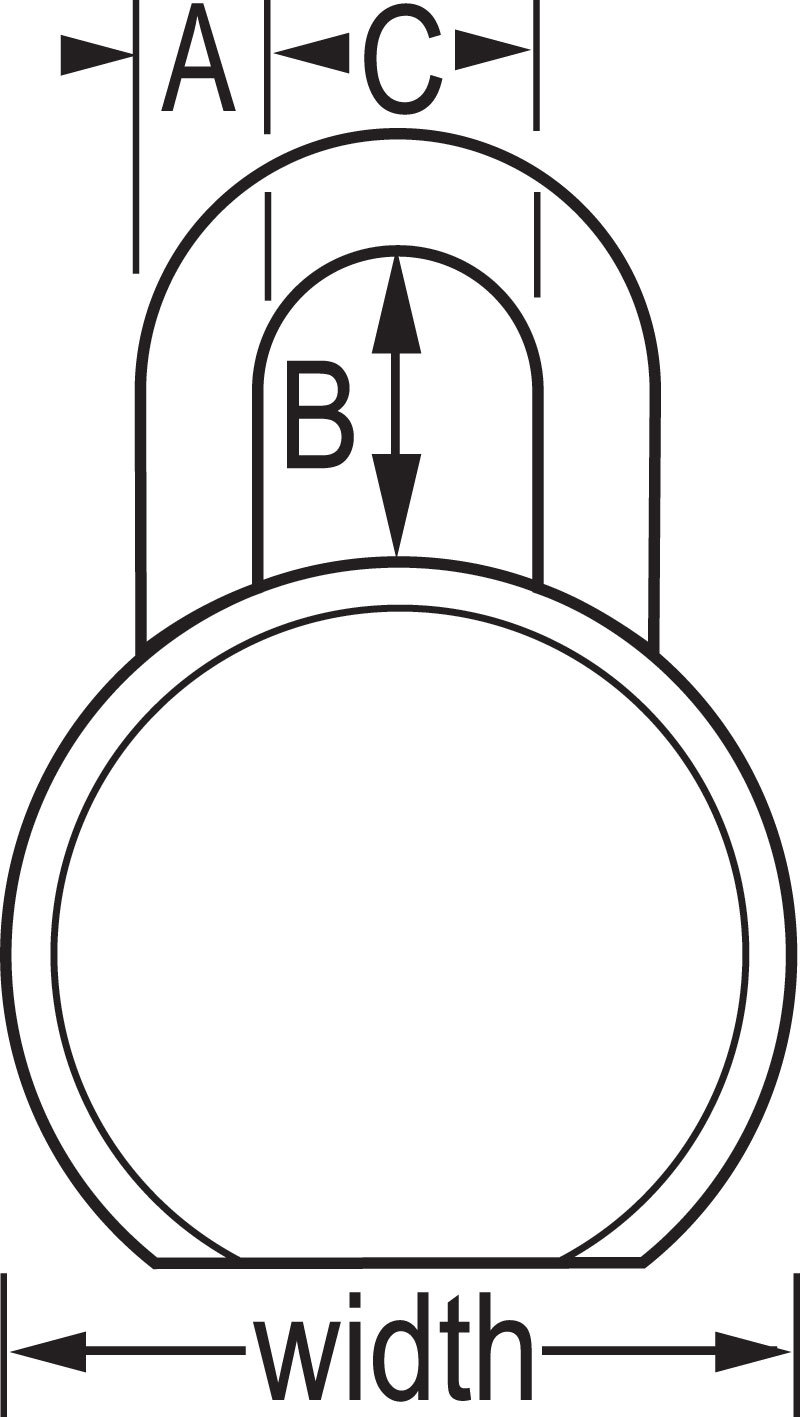 (3) American Lock A703KA35257 2-1/2″ Keyed Alike Case Hardened Steel Padlocks