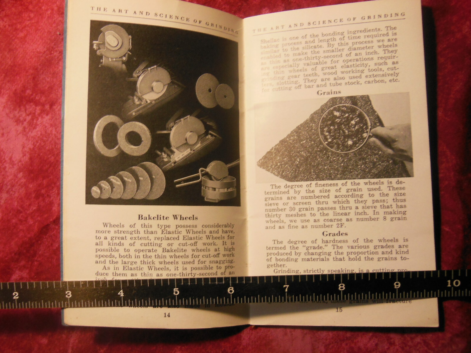 The Art & Science Of Grinding Sterling Grinding Wheel Company Booklet @1950