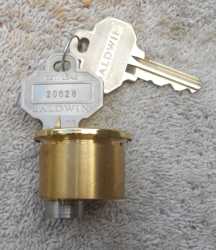 Baldwin OEM Lock Cylinder with 2 Keys