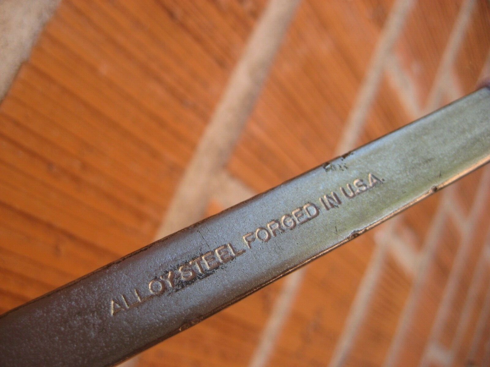 1950s Vintage HUSKY – Alloy Steel ** 1/2″ & 9/16″ Open End Wrench H1275-B USA