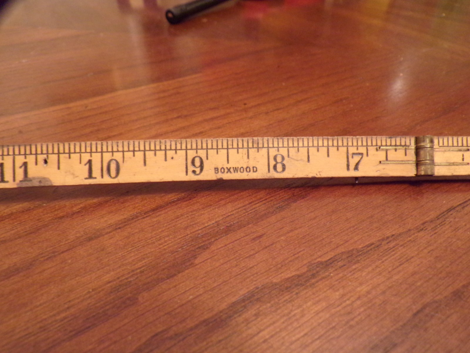 VTG Wooden Folding Ruler Boxwood Made in USA