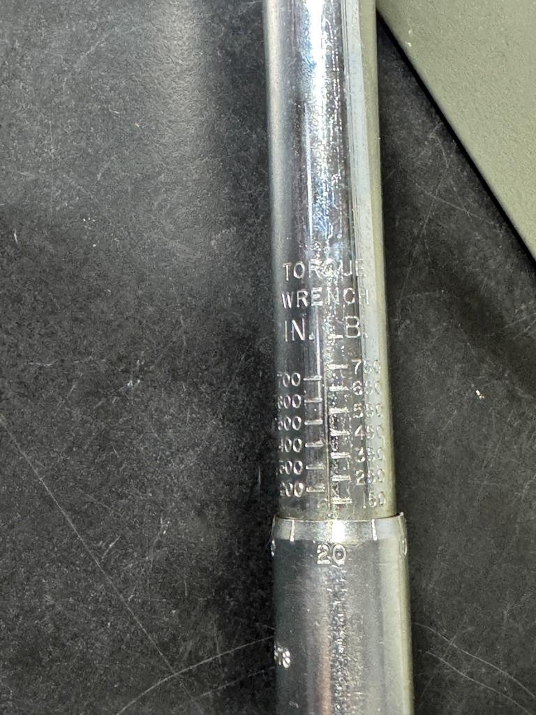 Vintage Jo-Line 3/8″ Drive Jotite 750 in/lbs Size 2 Torque Wrench Made in USA