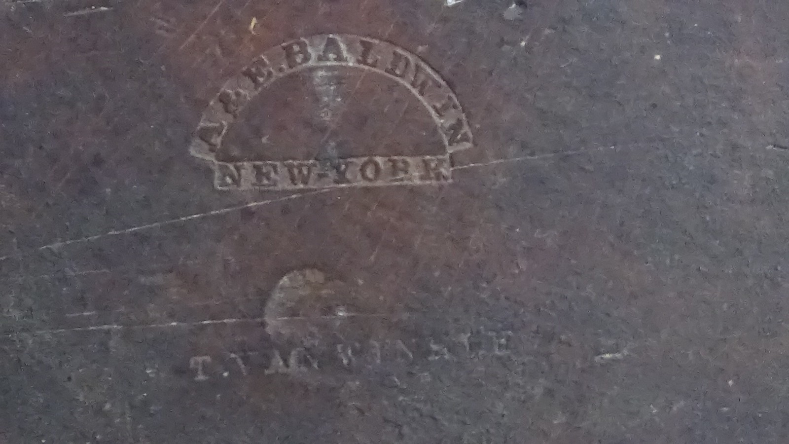 A & E Baldwin New York Antique 22″ Wood Plane Planer #937