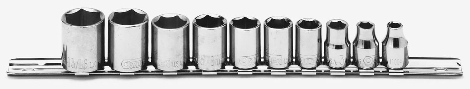 Armstrong 15-249A 1/4-Inch Drive 6 Point SAE Socket Set, 10-Piece