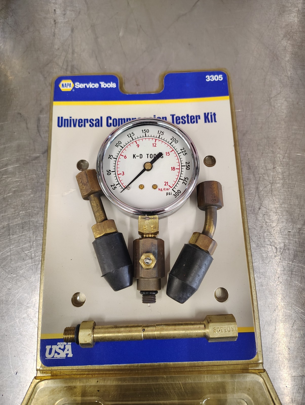 NOS NAPA Service Tools 3305 Universal Compression Tester Kit