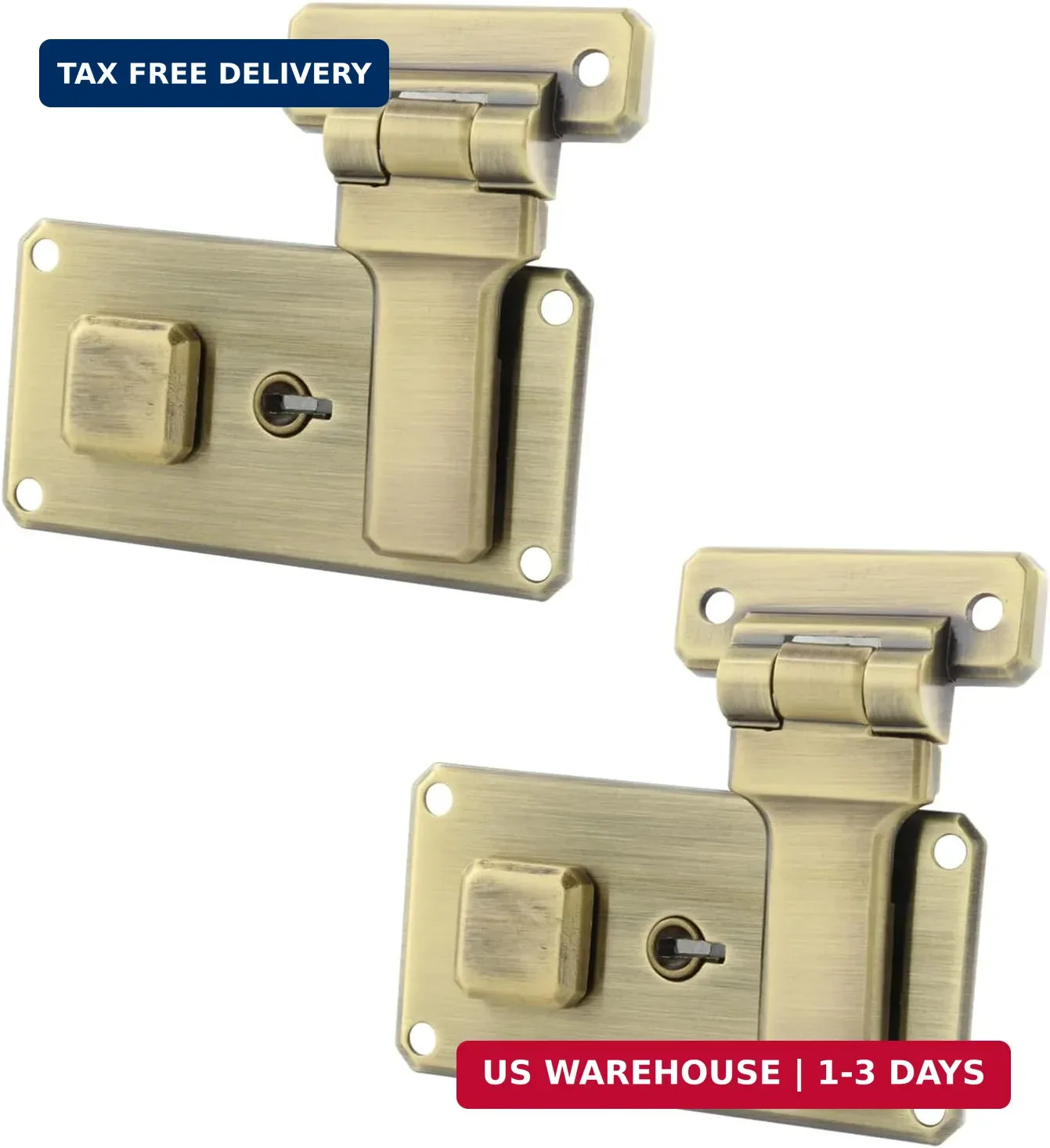 T Tulead Luggage Combination Lock Iron Tool Box Hasp Bronze Briefcases Replaceme