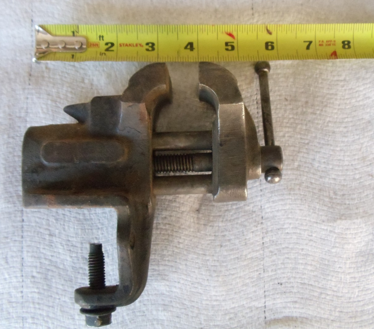 Antique Goodell Pratt 2-1/4″Jaw Clamp-On Jeweler Machinist Bench Vise