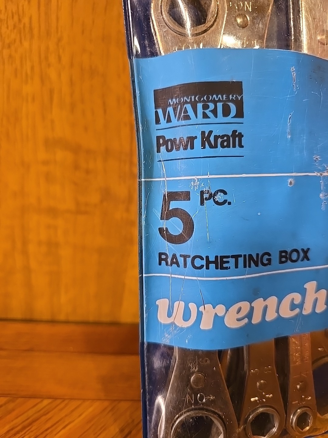 Vintage Powr-Kraft 5 Pc. Box-End Ratchet Wrench Set – MINT