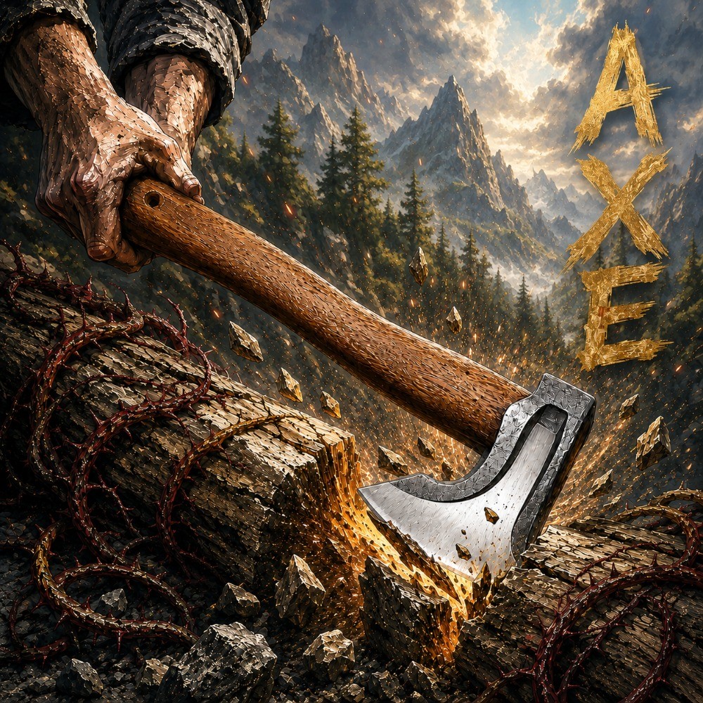 1Pc Heavy Duty Wood Cutting Axe