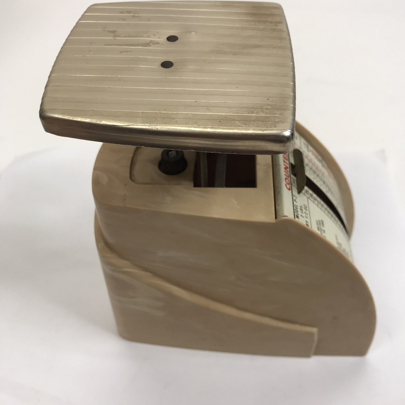 Vtg Countess II US Postal Scale 1968 Model P-2 Prop Decor 2 lb by 1/2 oz plastic