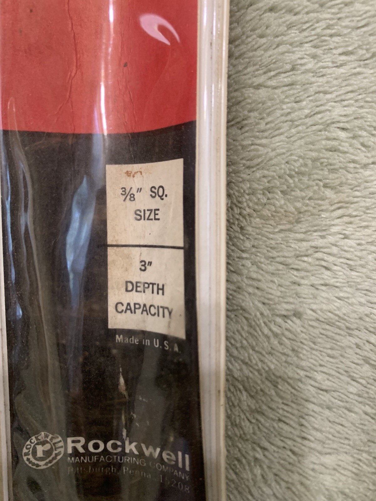 Delta Rockwell Vintage No 636 3/8″ Hollow Mortising Chisel Bit 3”