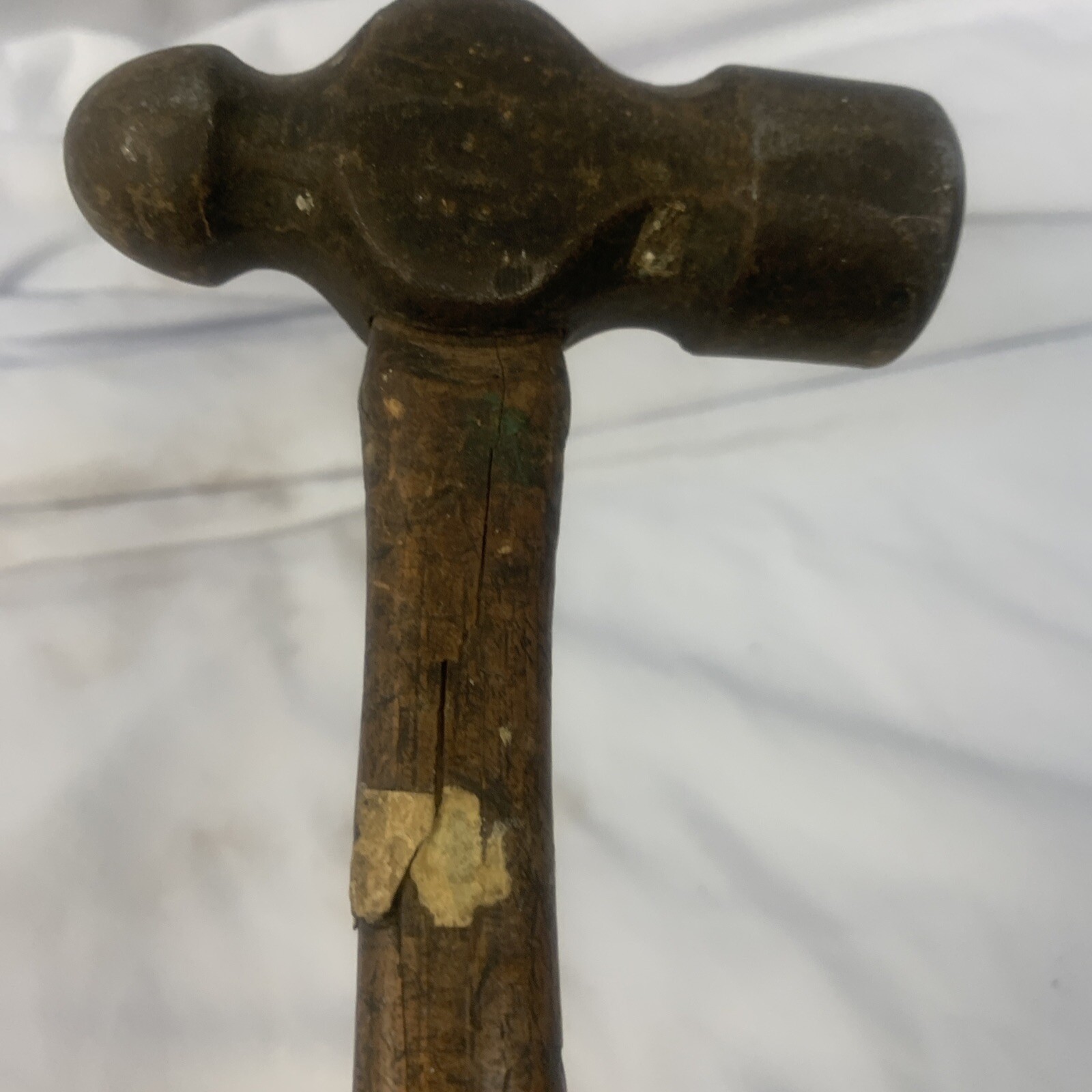 vintage Hammer 13.75 inches antique wood tool