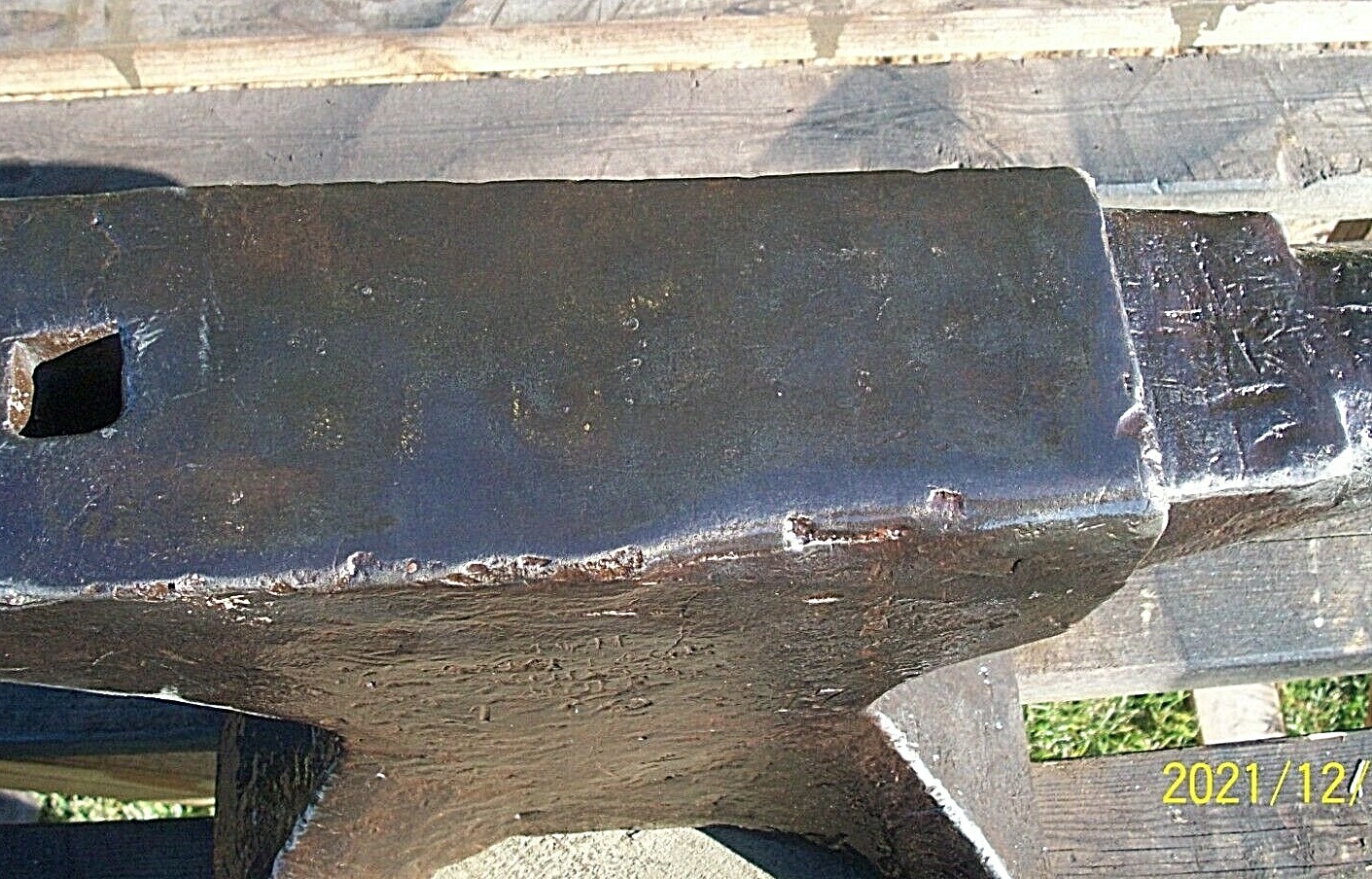 1820-1835 M & H Armitage Mouse Hole Anvil 1-2-17 185 Lb LOCAL PICKUP PREFERRED
