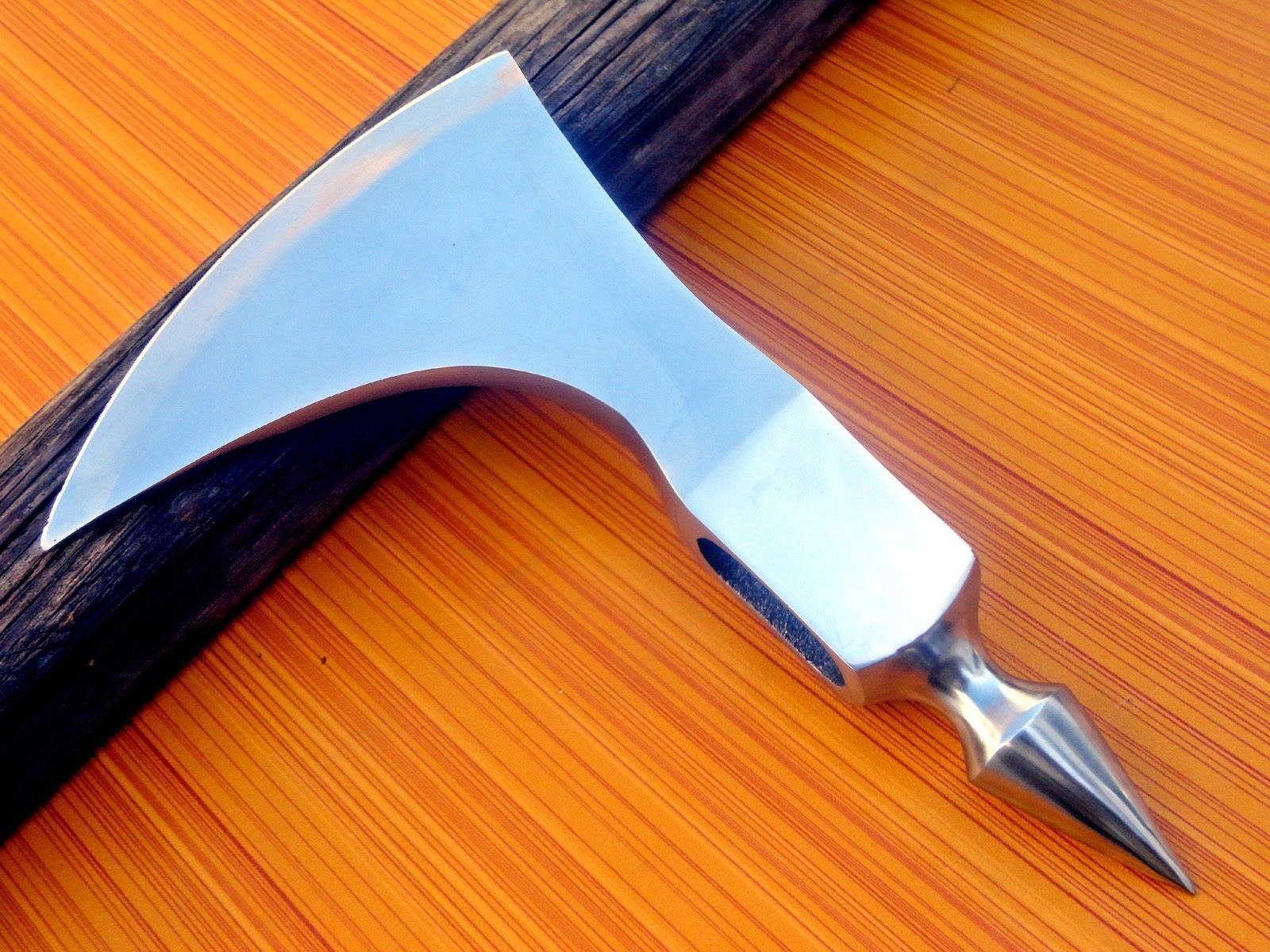 SPIKIER CUSTOM HANDMADE HIGH CARBON STEEL TOMAHAWK VIKING AXE HEAD 7030