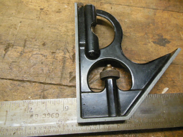 vintage Craftsman 12″ combination square spade bit set marking gauge old tools