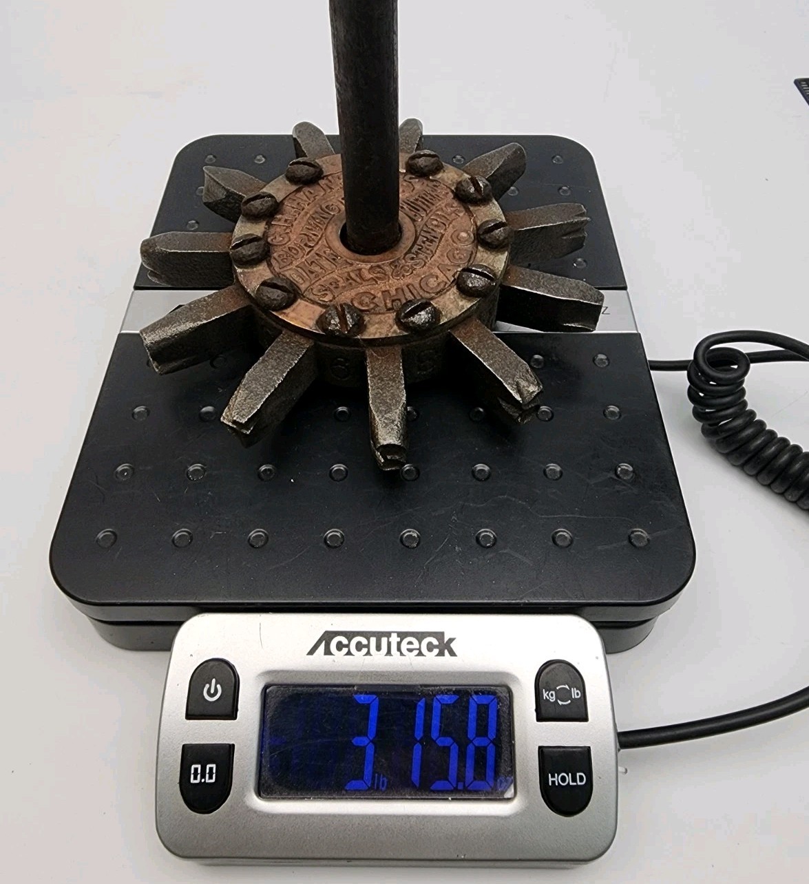 C. H. Hanson Improved Figure Wheel Log / Railroad Tie Stamper – Chicago IL