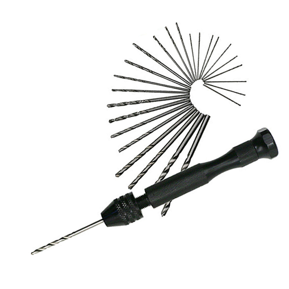 Ended Mouth Pin Vise Hand Drill Wire Gauge Bit Holder Twisting Tools Rotary Tool