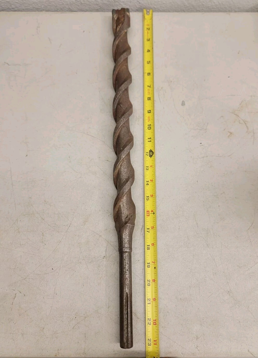 Lot of 2 1 inch ANSI 22″ LONG MASONARY DRILL BITS No Brand