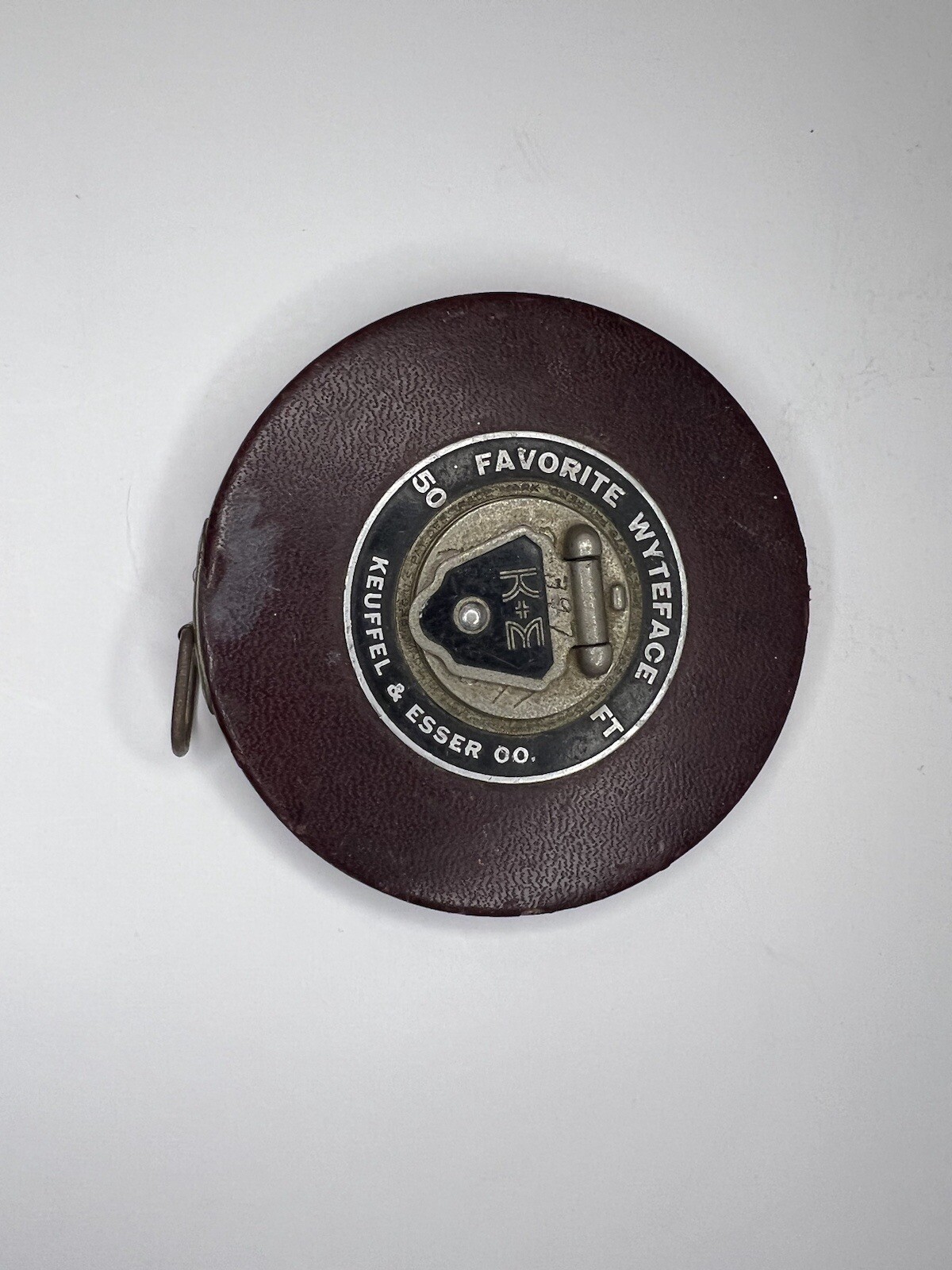 Vintage Stevens Wyteface Keuffel & Esser Co. Tape Measure 50 Feet
