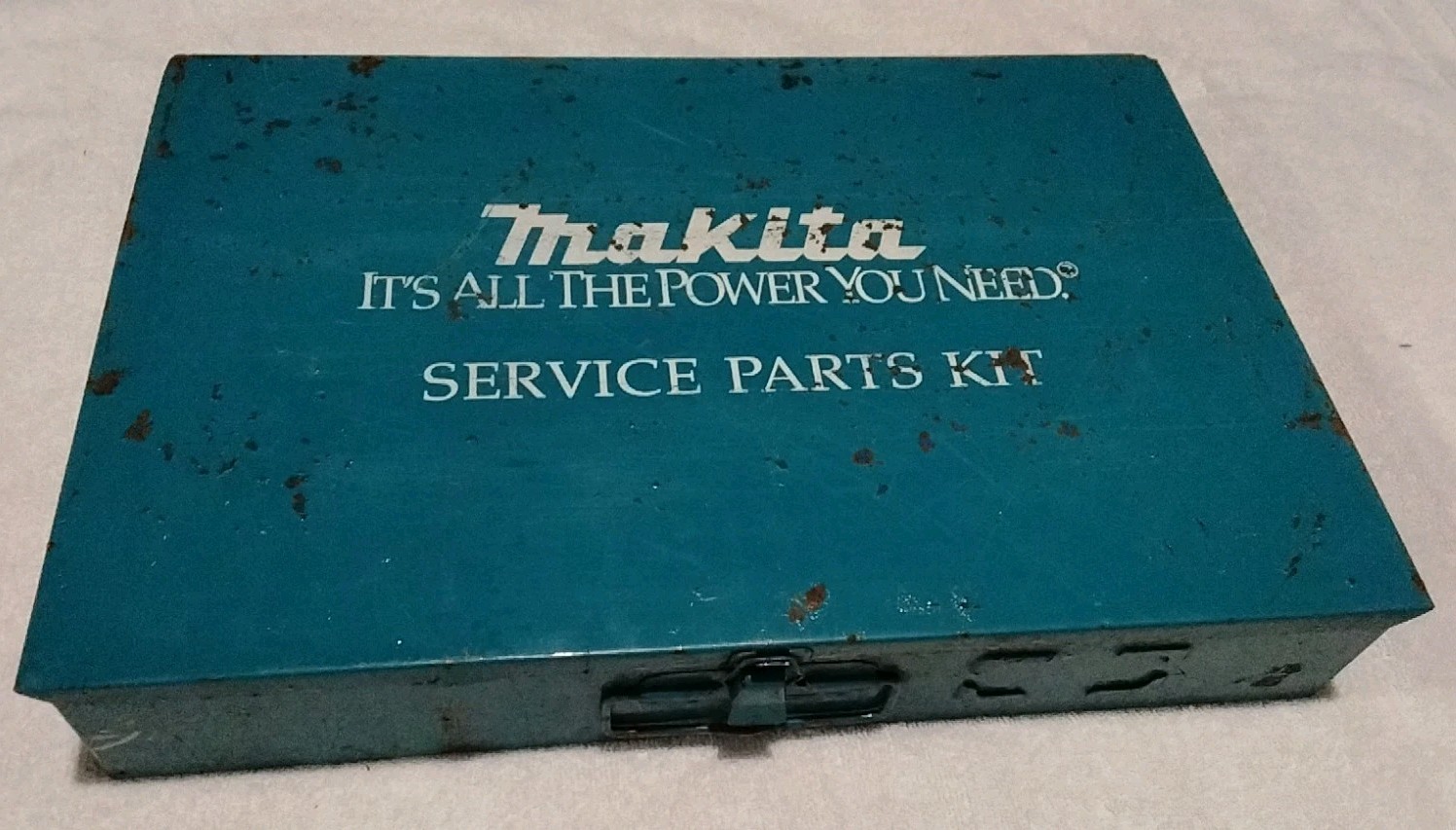 MAKITA 24 TRAY 18″×12″×3″ “SERVICE PARTS ” METAL STORAGE BIN “VINTAGE “