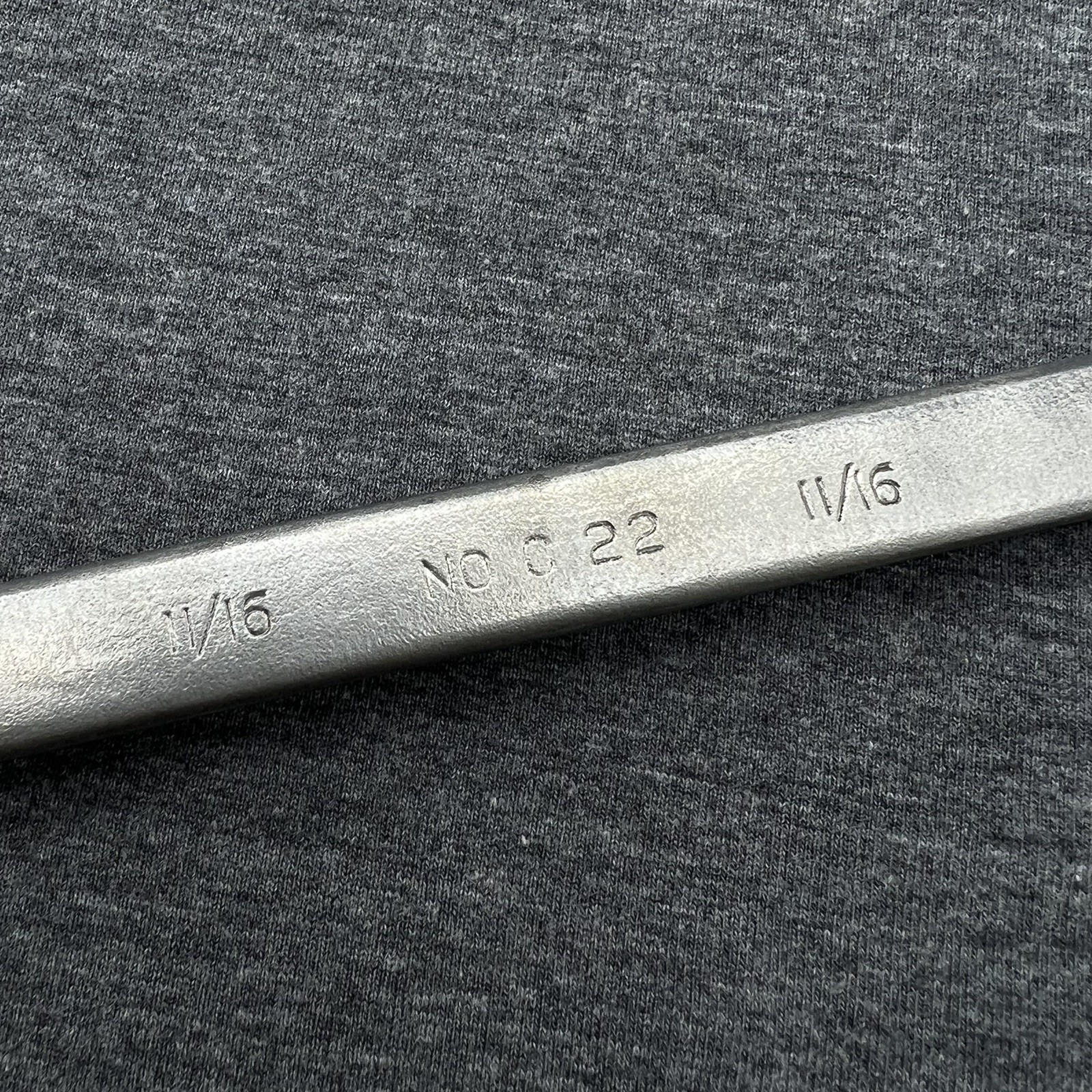 Vintage OWATONNA TOOL CO. 11/16” Combination Wrench No. C-22 Made In USA