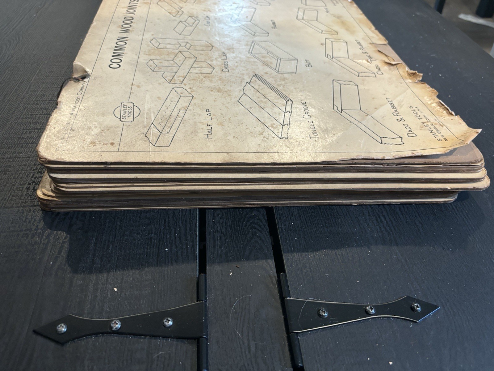 Vintage 1930s How To Use Stanley Tools. 16 Cardboard Double Sided Prints!