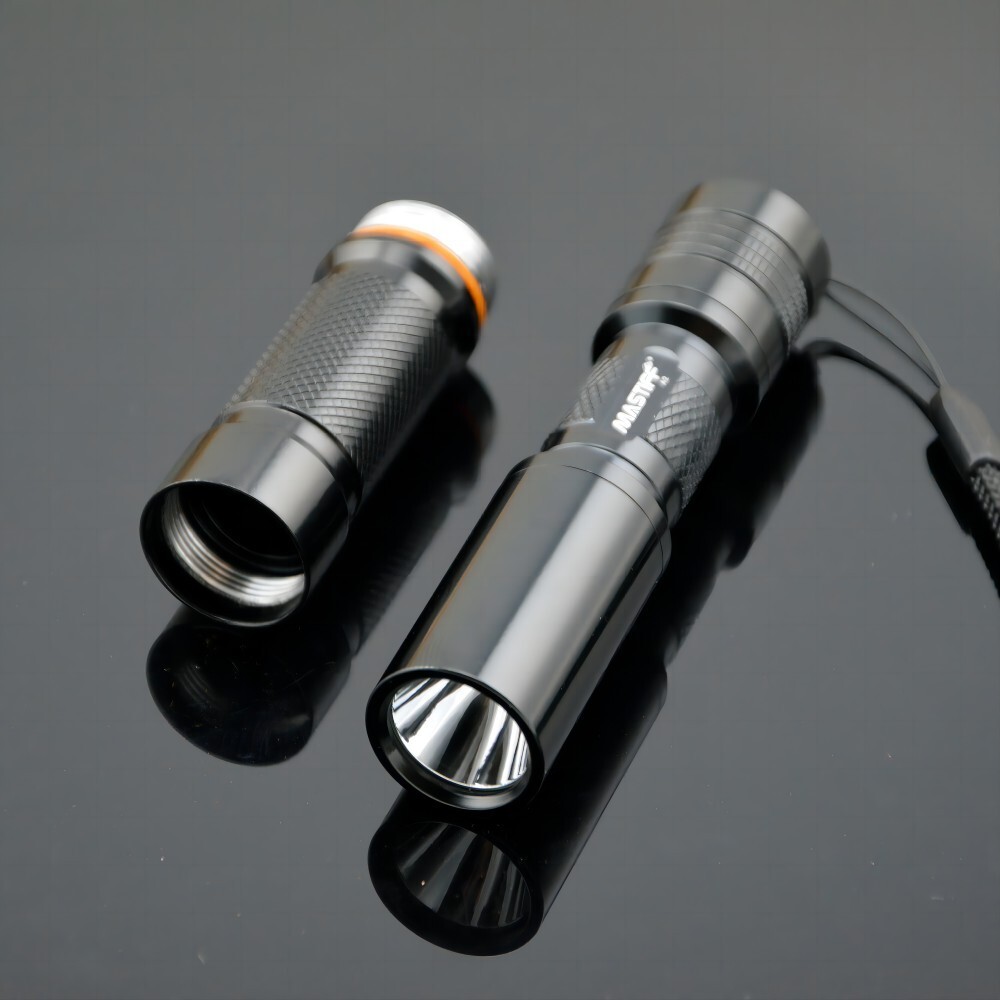 Mastiff A2 AA/14500 3W 365nm Ultraviolet UV LED Lamp Blacklight Flashlight Torch