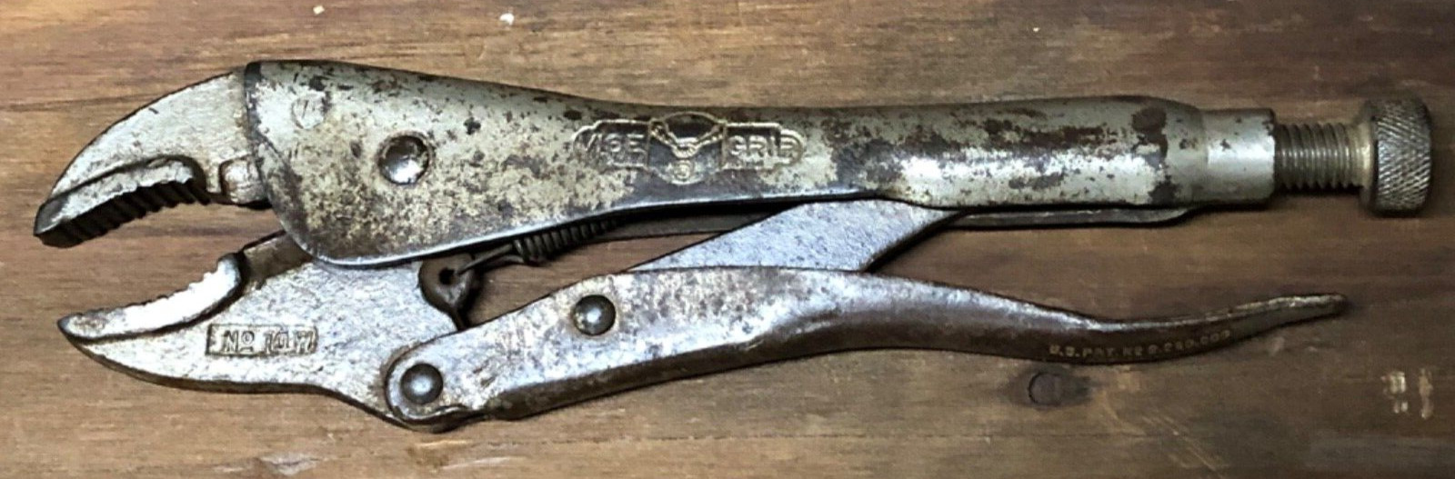 Vintage No.10W Peterson Mfg Co Vise-Grip 1942 PRE-STAMPED OTHER Pat Pending 1942