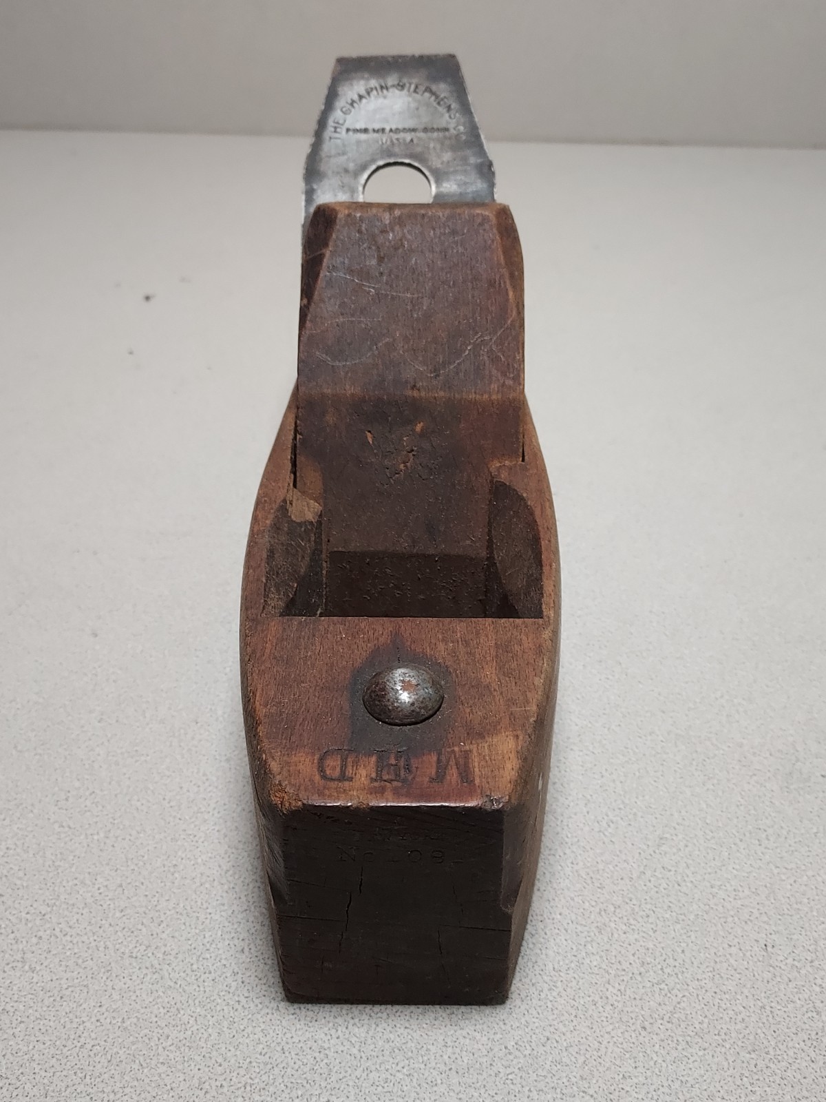 Lot of (2) Vintage Coffin Wood Block Planes (Chapin-Stephens & Ohio Tool Co.)