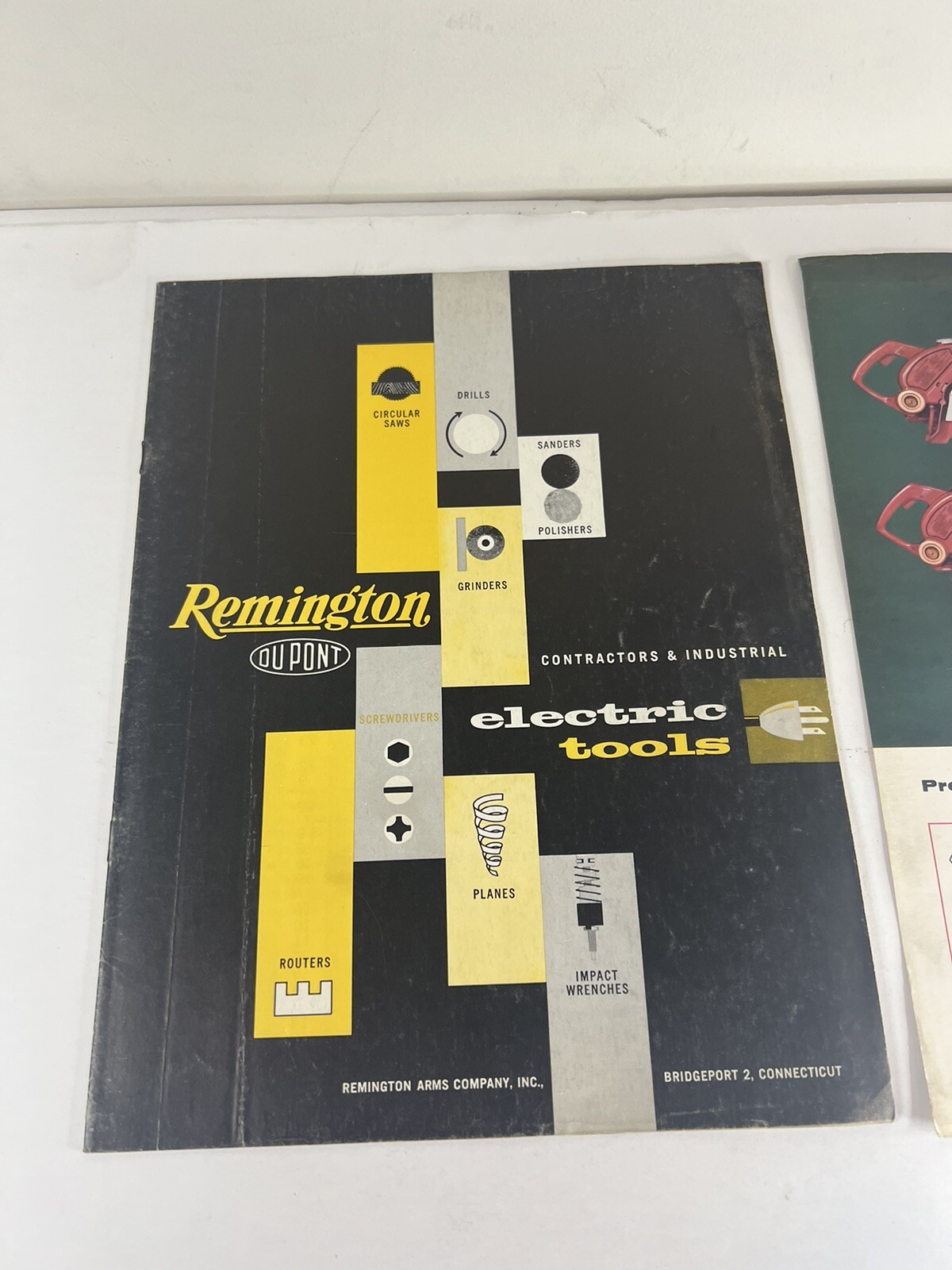 Vintage 1950s 1960s Remington Electric Power Tools W/ Chainsaw Magazine Catalog