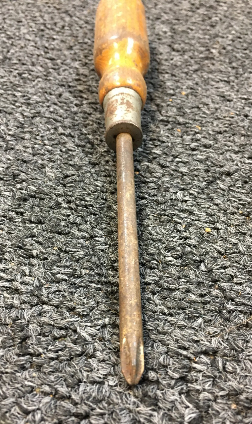 Stanley No. 2702 Phillips Screwdriver Wood Handle, USA