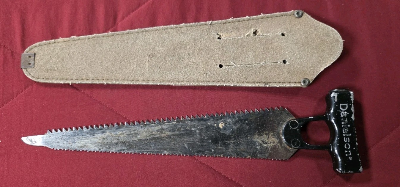 Danielson Hand Saw Leather Belt Sheath 11 Inch Blade