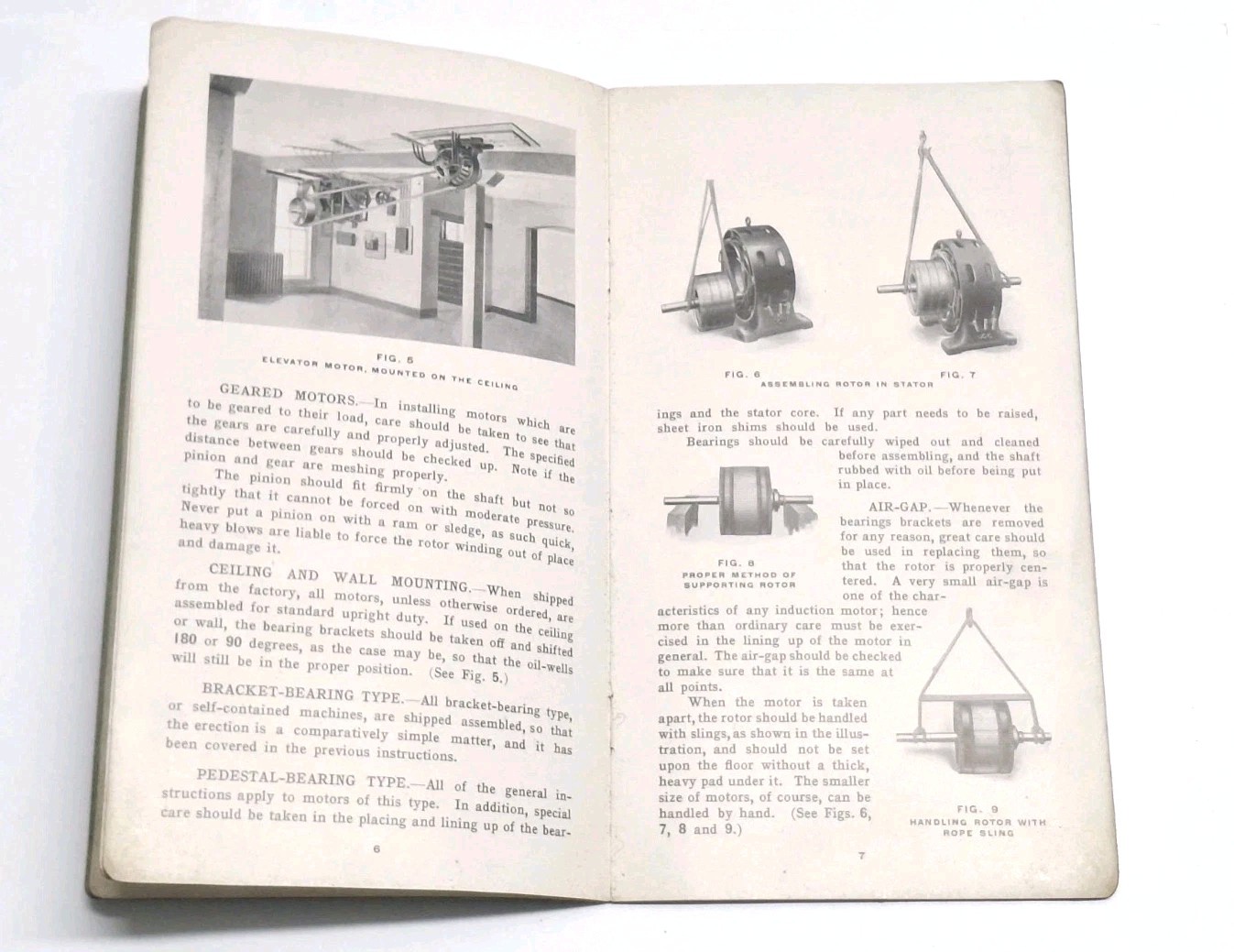 Western Electric Induction Motors Instructions For Installation & Operation 1908